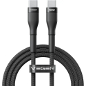 Veger CC05 провод для передачи данных и зарядки | USB-C на USB-C | PD | 100W | 1.5m | чёрный Veger CC05 провод для передачи данных и зарядки | USB-C на USB-C | PD | 100W | 1.5m | чёрный