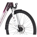 Dviratis Tabou Kinetic 3 W baltas-burgundy-M / 19" (Dydis: M / 19") Dviratis Tabou Kinetic 3 W baltas-burgundy-M / 19" (Dydis: M / 19")