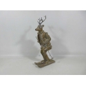 Mondex Since 1986 SANTA LILA Figuur Jõhvikas suuskadel 16x11x32,5 cm Mondex Since 1986 SANTA LILA Figuur Jõhvikas suuskadel 16x11x32,5 cm