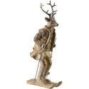 Mondex Since 1986 SANTA LILA Figurine Deer on Skis 16x11x32.5 cm Mondex Since 1986 SANTA LILA Figurine Deer on Skis 16x11x32.5 cm
