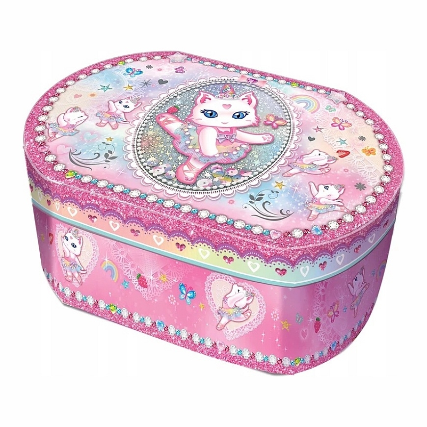 Pulio musical box oval - ballerina cat [[KEEP0]] – 2