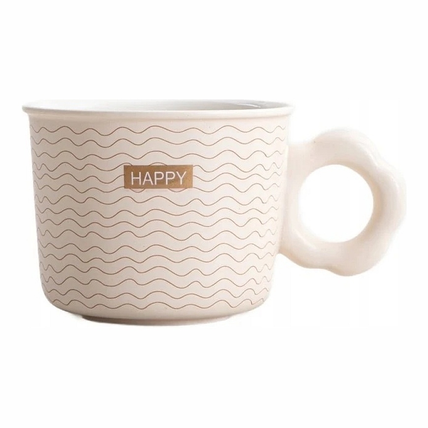 Homla TODIL rusvai gelsvas Mug, 300 ml