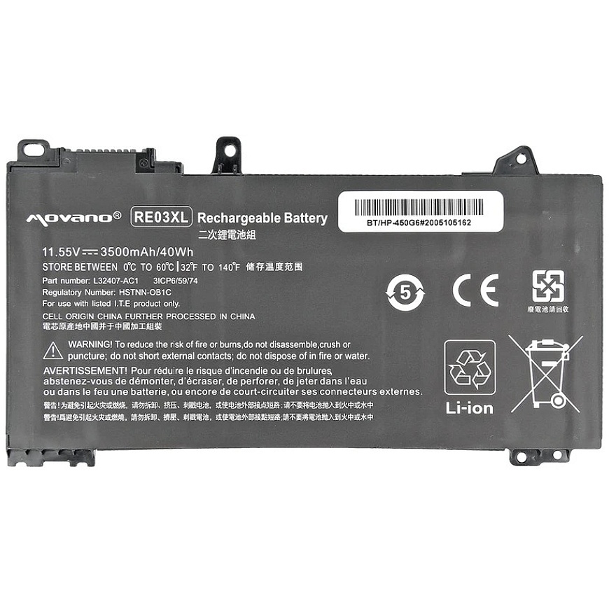 Movano Battery for HP 430 G6 450 G6 (BT / HP-450G6) – 4