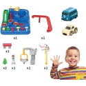 KOALA Montessori independent learning track with 2 wagons