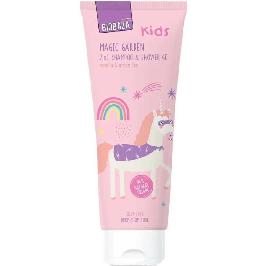 Biobaza Magic Garden Dušigeel ja šampoon 2-ühes, 250 ml – 2