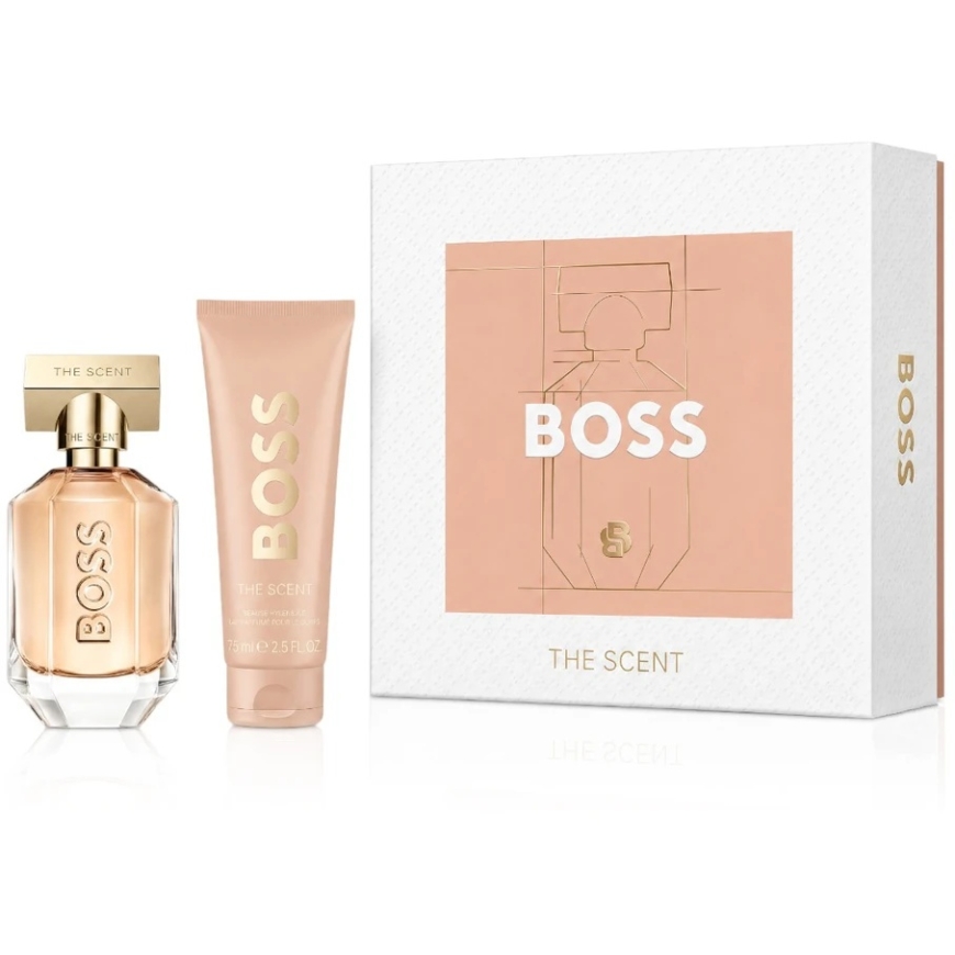 Hugo Boss Set The Scent For Her EDP для женщин, 50 мл, Лосьон для тела, 75 мл