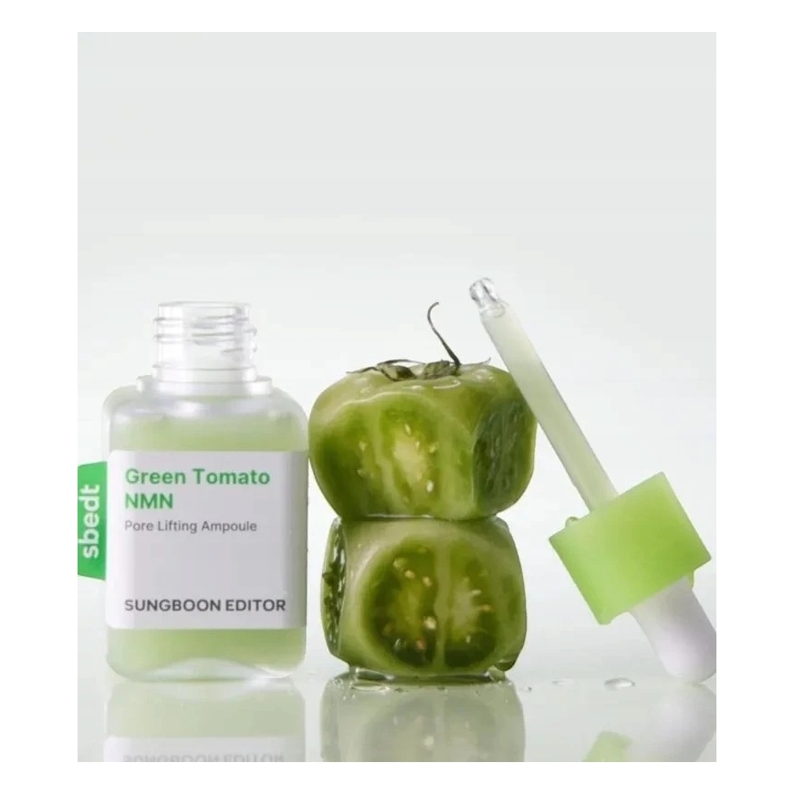 Sungboon Editor Roheline Tomat NMN Poori Tõstmine Ampull, Pooride Nähtavuse Vähenemine, 40 ml – 3