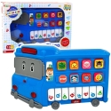 Lean Toys Muusikaline klaver lastele, sinine buss Lean Toys Muusikaline klaver lastele, sinine buss
