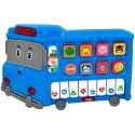 Lean Toys Mūzikas klavieres bērniem, zilais autobuss