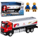 Lean Toys Lelumalli säiliöautosta, jossa on valot ja äänet, punainen ja valkoinen, 25,5 × 8,5 × 7 cm Lean Toys Lelumalli säiliöautosta, jossa on valot ja äänet, punainen ja valkoinen, 25,5 × 8,5 × 7 cm