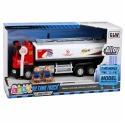 Lean Toys Toy Tanker Model with Lights and Sounds, Red and White, 25.5 × 8.5 × 7 cm Lean Toys Toy Tanker Model with Lights and Sounds, Red and White, 25.5 × 8.5 × 7 cm