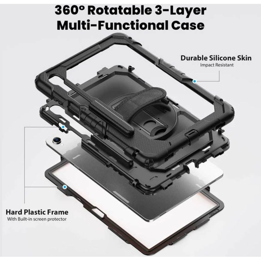 Spigen "Tech-Protect Solid" case for "Galaxy TAB S11 11.0 X730 / X736B" black – 2