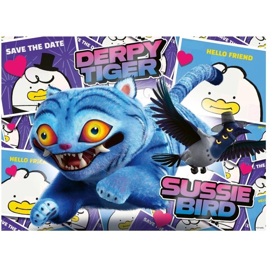 Ravensburger KPop Demon Hunters Derpy & Sussie XXL puzzle 100pcs