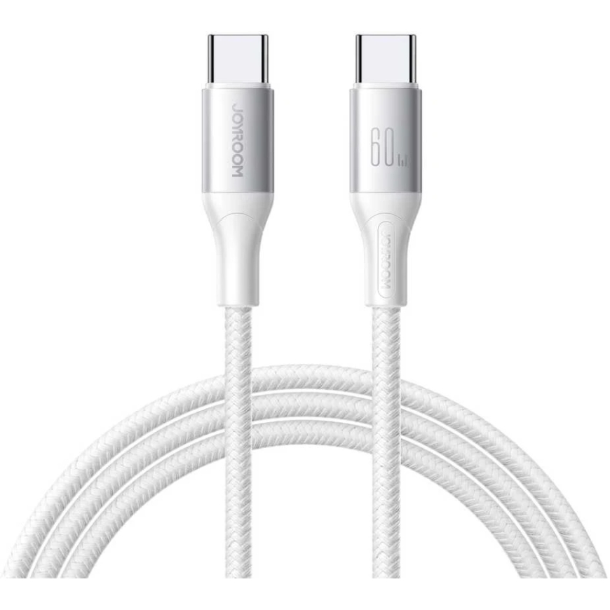 Joyroom S-A28 USB-C kuni USB-C kaabel 60W 2.0m valge