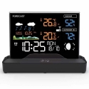 Bezvadu meteoroloģiskā stacija ar higrometru, termometru, barometru un sensoru Bezvadu meteoroloģiskā stacija ar higrometru, termometru, barometru un sensoru