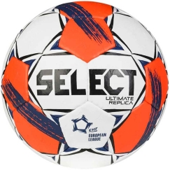 Select Ultimate European League Replic 1 v25 EHF käterell valge ja oranži värviga 13521 (1)