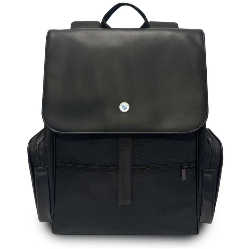 BMW Seljakott Küljepockets Metalllogo 15" Must Värv