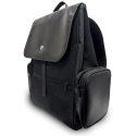 BMW Backpack Side Pockets Metal Logo 15" Black Color BMW Backpack Side Pockets Metal Logo 15" Black Color