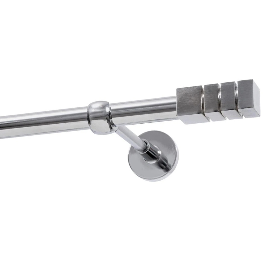 Decastyl Double Curtain Rod FI 19 mm Chrome 160 cm DION KOWALSKI
