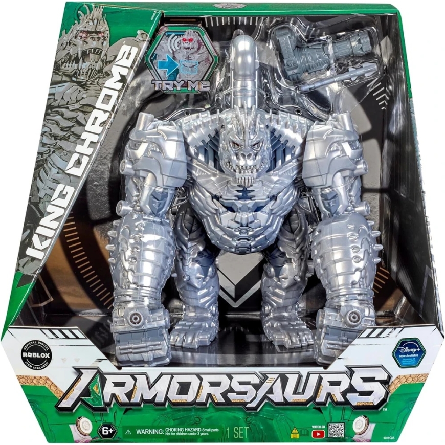 Игрушки MGA Armorsaurs для детей фигурка действия King Chrome 252566-EUC – 2
