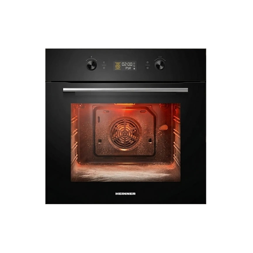 Įmontuojama 70L orkaitė su savaiminio išsivalymo funkcija, HBO-M7010GCDRP-GBK HEINNER – 2