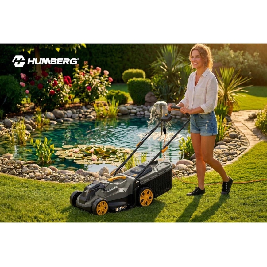 Electric Lawn Mower Humberg HM-612 1400W 34cm – 5