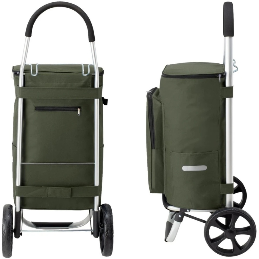 Travel Semi Line PREMIUM SHOPPING TROLLEY CHAKI – 3