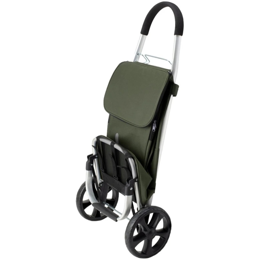 Travel Semi Line PREMIUM SHOPPING TROLLEY CHAKI – 4
