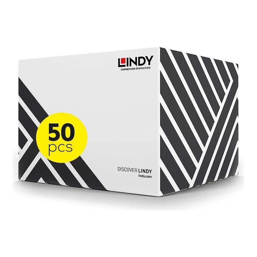 Network Cable - LINDY 2m Cat.5e F/UTP RJ45 100MHz Copper Gray