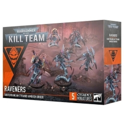 Games Workshop Warhammer 40,000 Kill Team: Tiranidu Raveners komplekts (5 miniatūras)