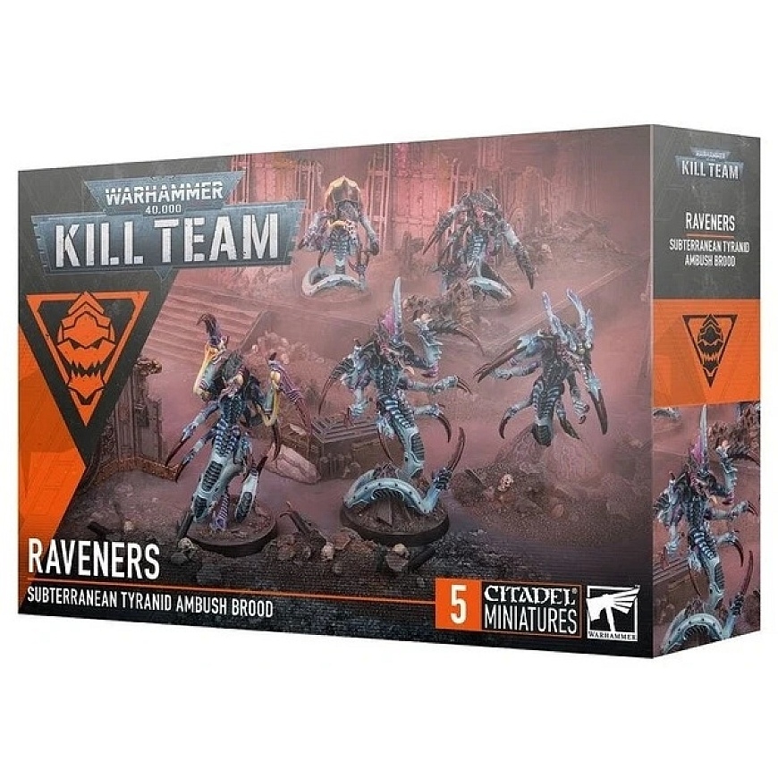 Games Workshop Warhammer 40,000 Kill Team: Tyranid Raveners Set (5 Miniatures)
