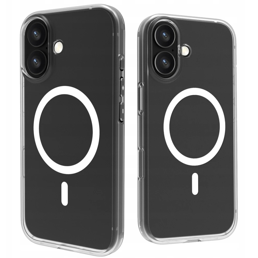 Telefono dėklas - Roobix Clarion MagSafe dėklas iPhone 17, TPU/PC, skaidrus – 2