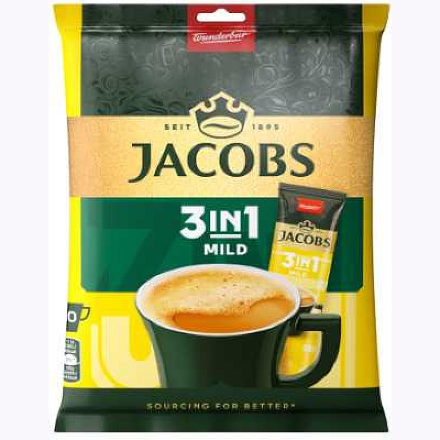 JACOBS Mild 3in1 Kafijas Dzēriens, Iepakojumos