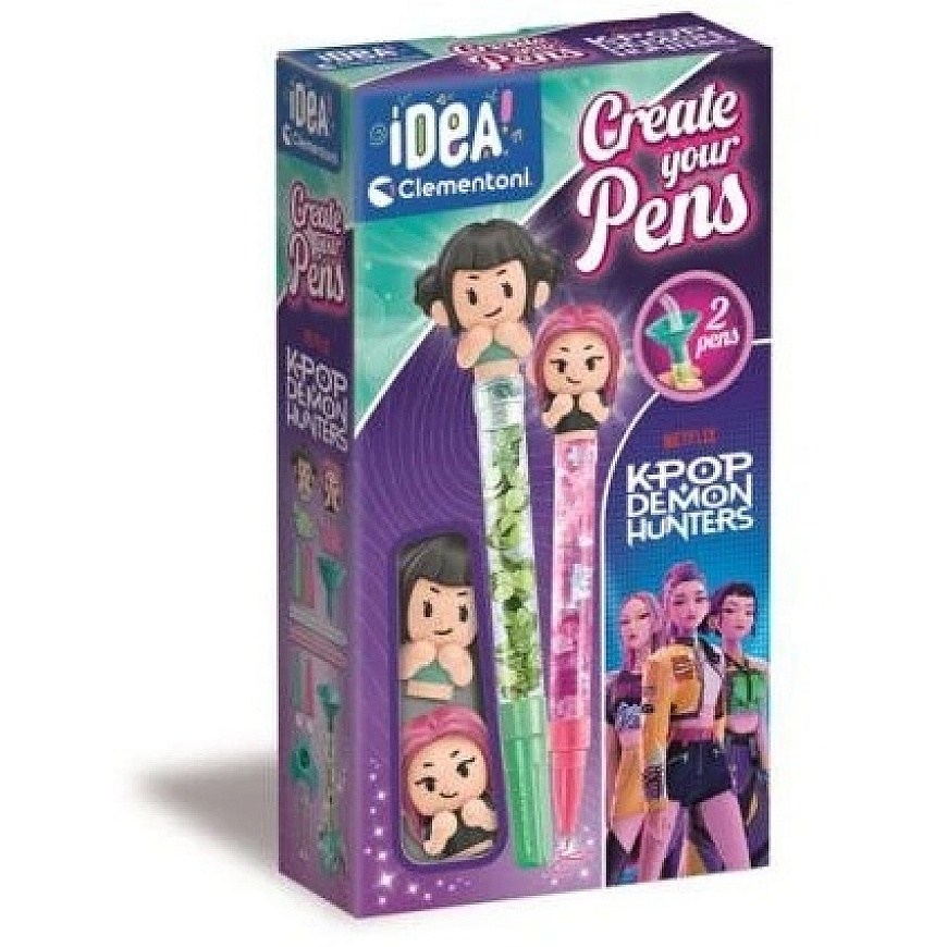 Clementoni Creative Pen Making Set "K-Pop Demon Hunters", 2 pcs.