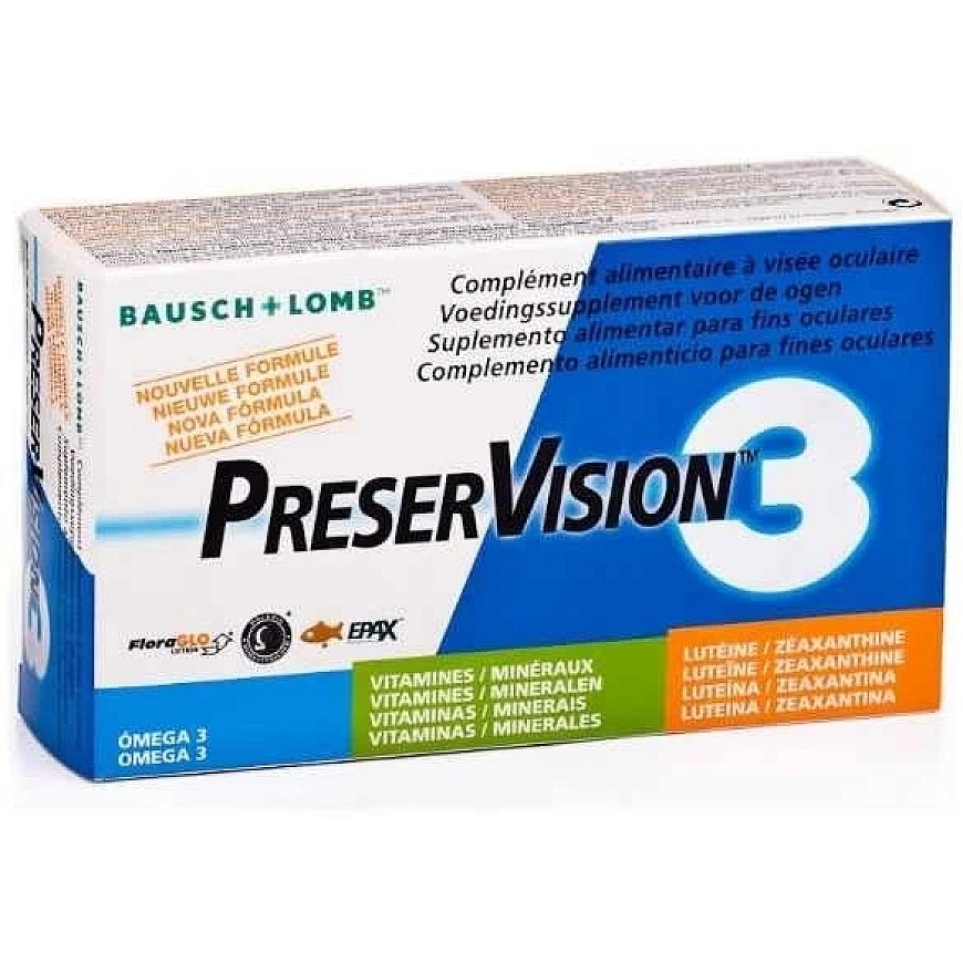 BAUSCH+LOMB Preservision 3 60 kapsulas