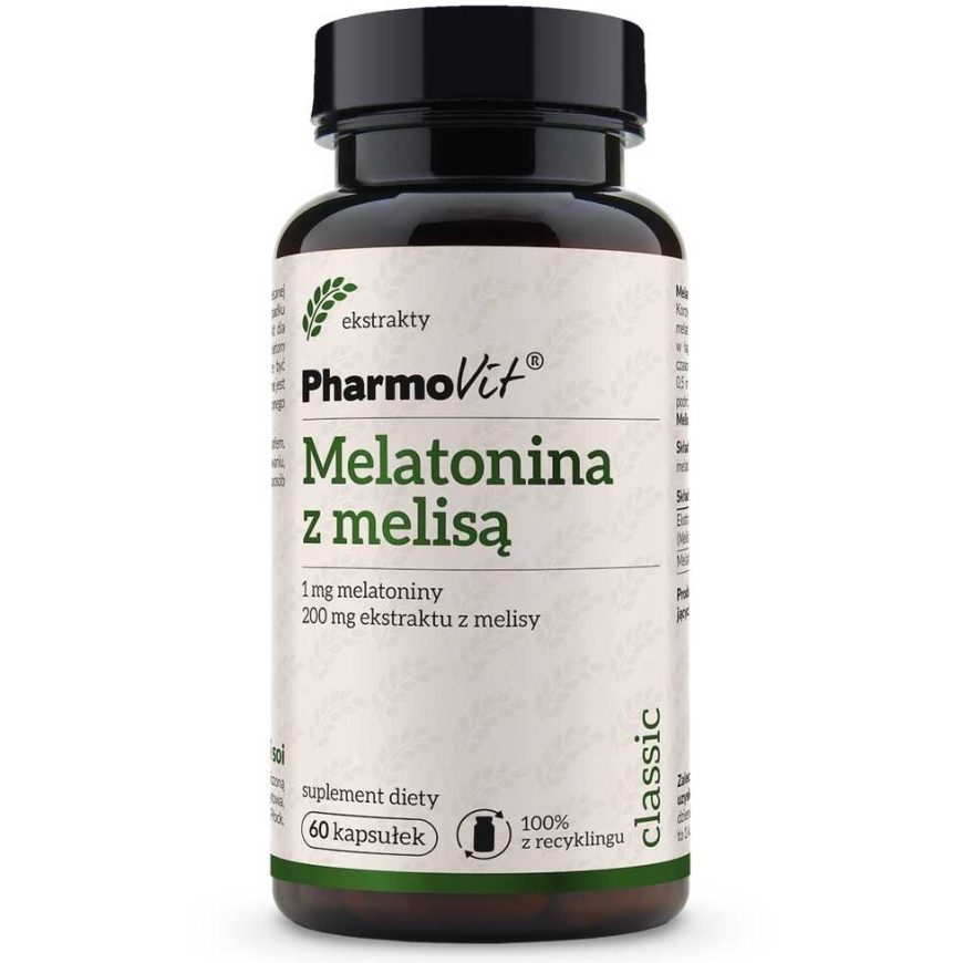 Pharmovit Melatonīns un melisa, 60 kapsulas