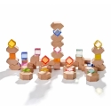 Viga Toys VIGA Wooden Acrylic Light Blocks 66 pcs from 18 months