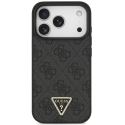 Guess nahkainen 4G Triangle Strass MagSafe-kuori iPhone 18 Pro / 17 Pro:lle, musta Guess nahkainen 4G Triangle Strass MagSafe-kuori iPhone 18 Pro / 17 Pro:lle, musta