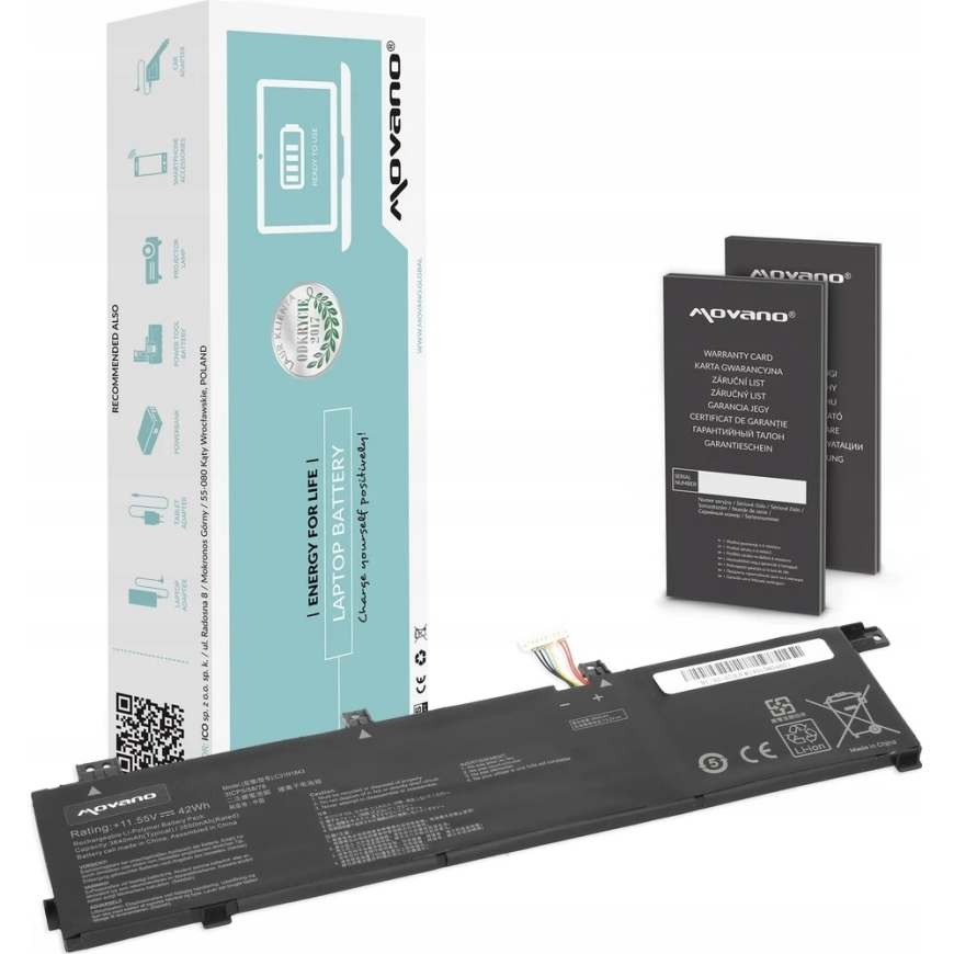 Movano Akumulators c31n1843 asus vivobook s432f