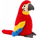 Lean Toys Plush Parrot Ara Mascot Soft Cuddly Red 25 cm Lean Toys Plush Parrot Ara Mascot Soft Cuddly Red 25 cm