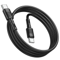 Hoco Victory X83 провод для передачи данных и зарядки | USB-C на USB-C | 60W | 1m | чёрный Hoco Victory X83 провод для передачи данных и зарядки | USB-C на USB-C | 60W | 1m | чёрный