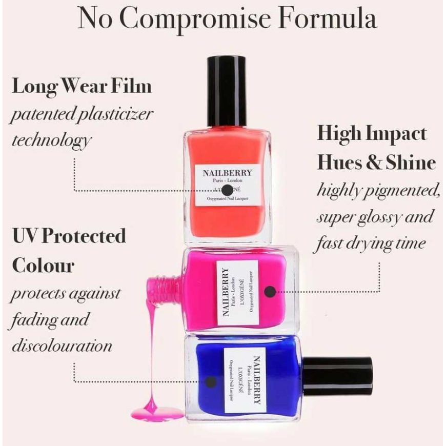 Nailberry Pop My Berry nagų lakas, 15 ml – 3