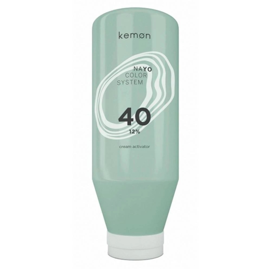 Kemon Nayo cream activator for hair dye. Activator lotion with shine 40, 1000 ml