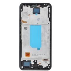 Oem REWA LCD ekranas SAMSUNG A34 5G OLED juodas su rėmeliu