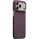 Чехол PITAKA Edge Argyle MagSafe для iPhone 18 Pro Max / 17 Pro Max, синий-красный Чехол PITAKA Edge Argyle MagSafe для iPhone 18 Pro Max / 17 Pro Max, синий-красный