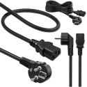 Qoltec Virta-kaapeli SCHUKO CEE 7/7 kulma IEC C13 5m Qoltec Virta-kaapeli SCHUKO CEE 7/7 kulma IEC C13 5m