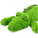 Lean Toys Plush Crocodile with Weighted Front Paws, Green, 45 × 20 × 13 cm