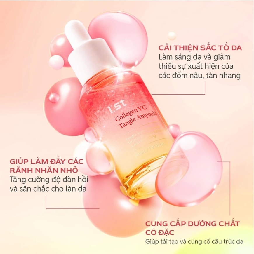 I.ST Collagen VC Tangle Ampulli Ikääntymistä Estävä Päivittäinen Kasvoseerumi, 30 ml – 4