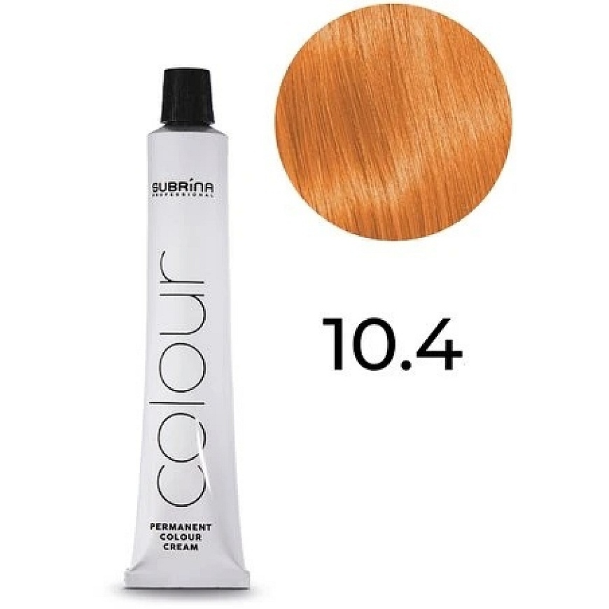 Subrina Professional, Vibrant Colour, pysyvä hiusväri, 10/4 erittäin vaalea kultablondi, 100 ml naisille – 4
