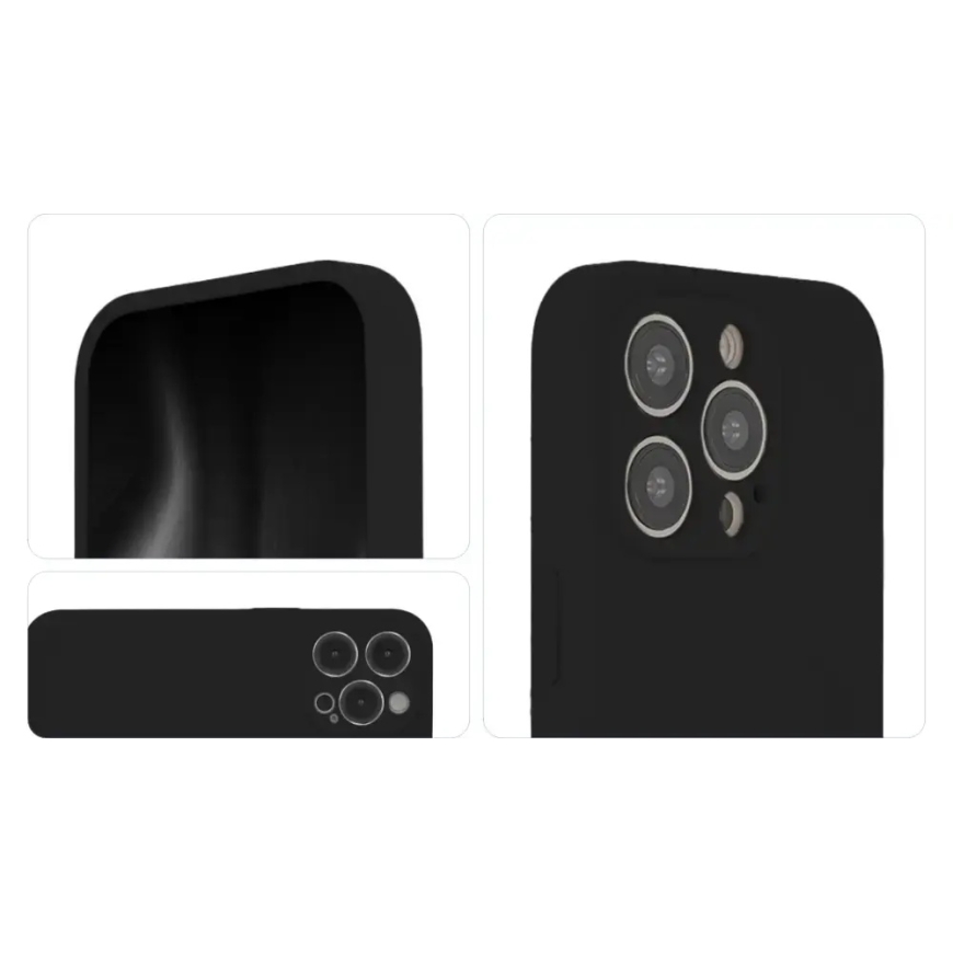 Soft Touch Mag -puhelimen kuori MagSafe-tuen kanssa iPhone 14 Pro:lle musta – 3